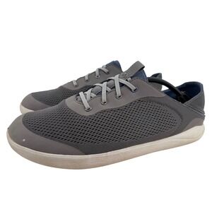 OluKai Moku‎ Pae Men's Gray Mesh Lace Up Athletic Shoes Size 13